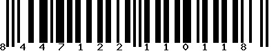 EAN-13 : 8447122110118