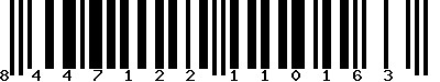 EAN-13 : 8447122110163