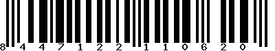 EAN-13 : 8447122110620