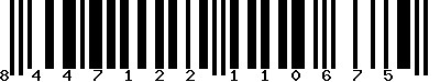 EAN-13 : 8447122110675