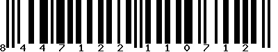 EAN-13 : 8447122110712