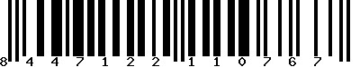 EAN-13 : 8447122110767
