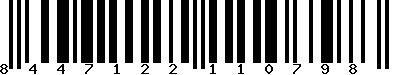 EAN-13 : 8447122110798