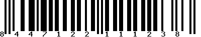 EAN-13 : 8447122111238