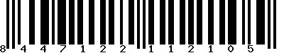 EAN-13 : 8447122112105