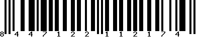 EAN-13 : 8447122112174