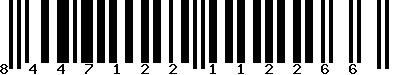 EAN-13 : 8447122112266