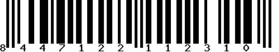 EAN-13 : 8447122112310