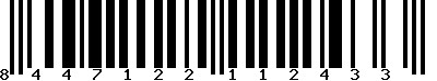 EAN-13 : 8447122112433