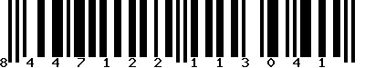 EAN-13 : 8447122113041