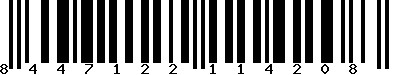 EAN-13 : 8447122114208