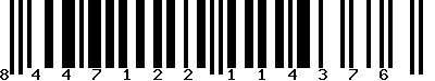 EAN-13 : 8447122114376