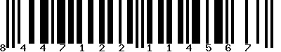 EAN-13 : 8447122114567